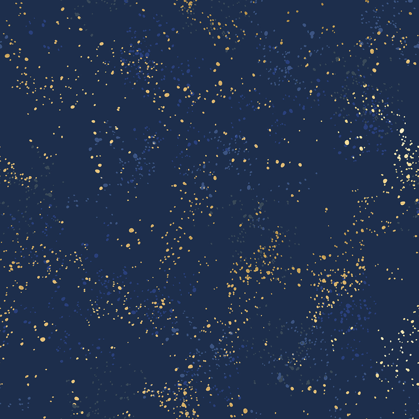Speckled Metallic Fabric - Navy (Half Yard Cut) - by Rashida Coleman Hale with Ruby Star Society