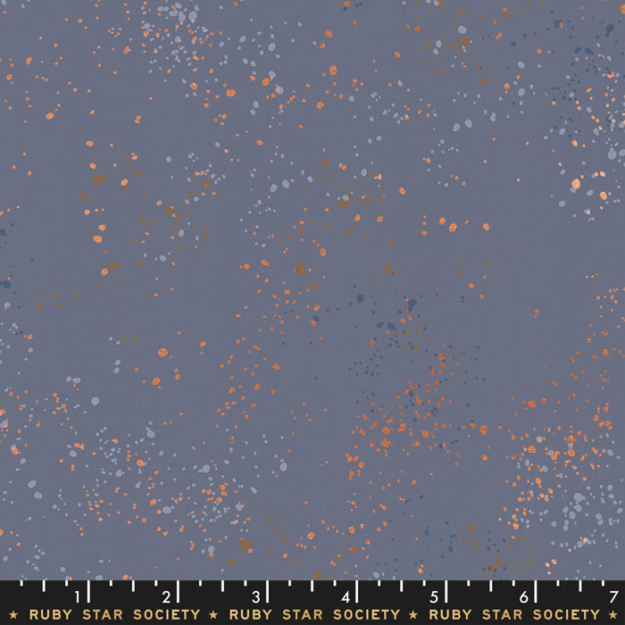 Speckled Fabric - Denim - by Rashida Coleman Hale with Ruby Star Society