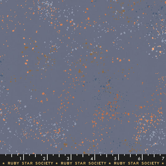 Speckled Fabric - Denim - by Rashida Coleman Hale with Ruby Star Society