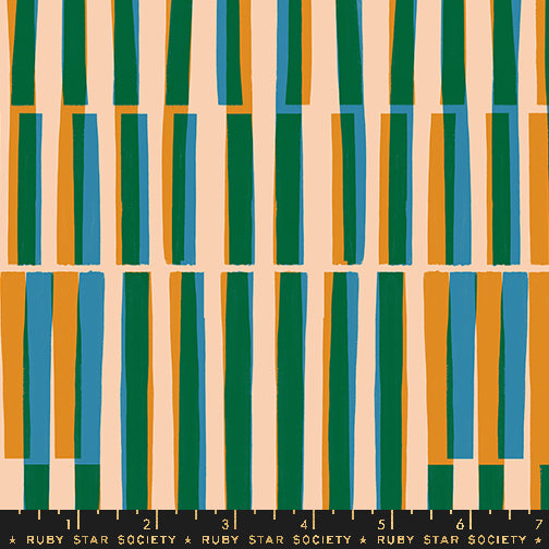 Geometry – Ladders – Turmeric (Half Yard Cut) – by Ruby Star Society with Moda Fabrics