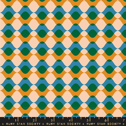 Geometry – Geometry – Turmeric (Half Yard Cut) – by Ruby Star Society with Moda Fabrics