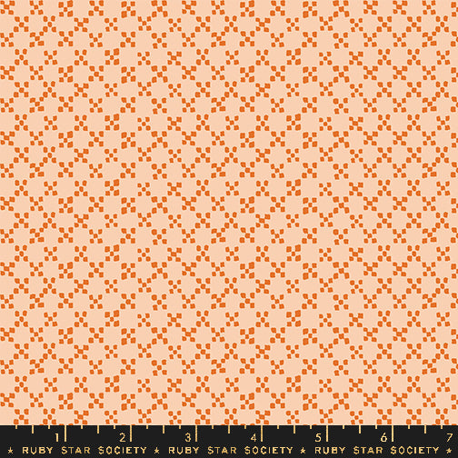 Geometry – TIles – Creamsicle (Half Yard Cut) – by Ruby Star Society with Moda Fabrics