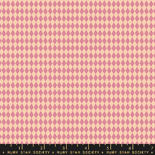 Geometry – Harlequin – Plum (Half Yard Cut) – by Ruby Star Society with Moda Fabrics