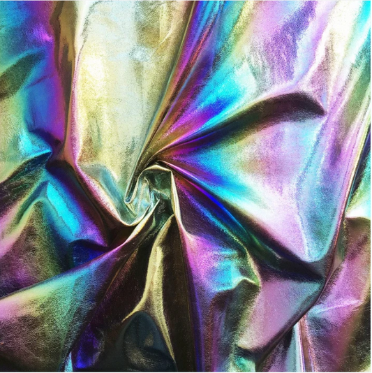 Deep Space Metallic Soft Vinyl – Iridescent Faux Leather for Bag Making by Sew Hungry Hippie