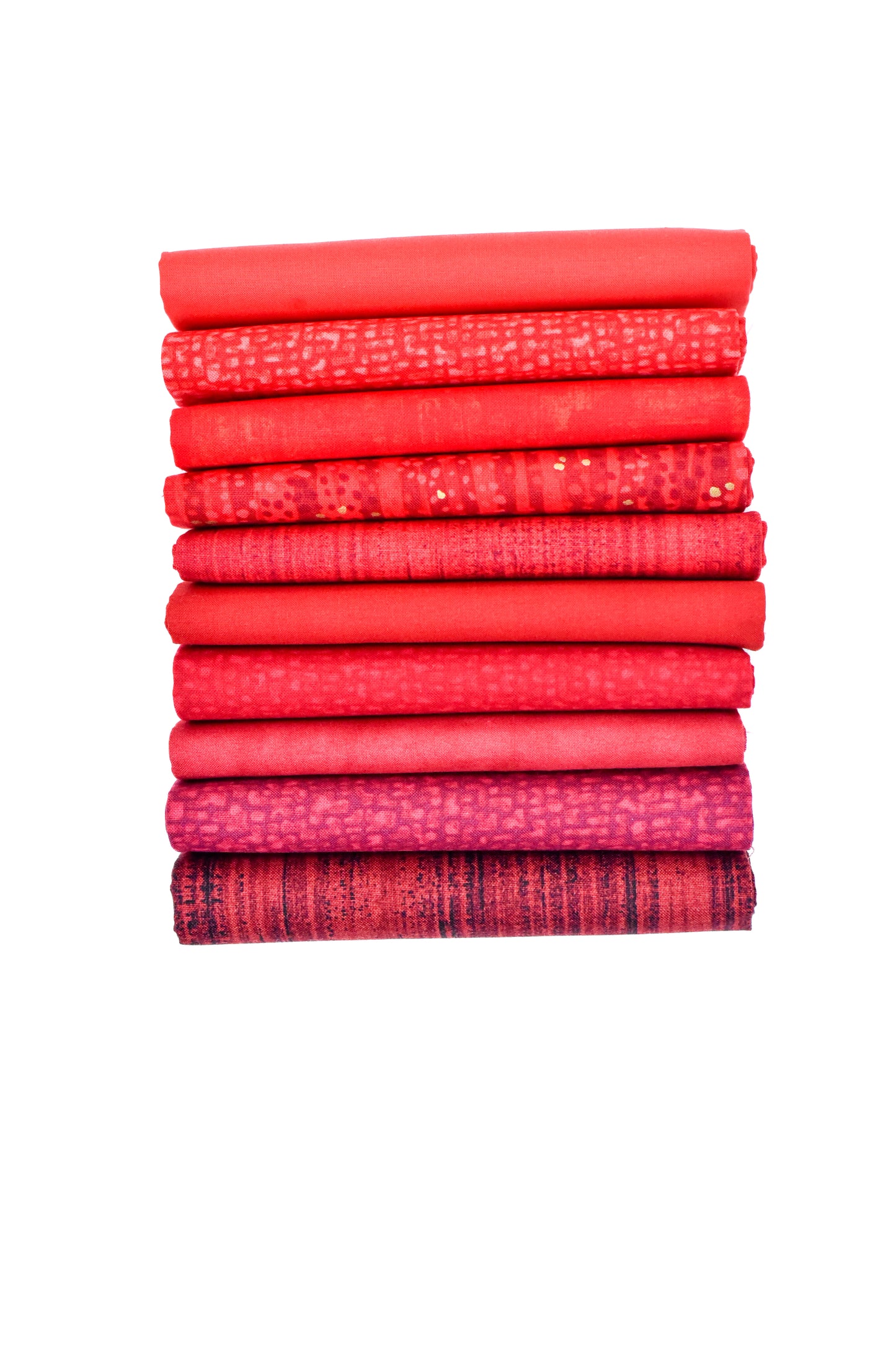 Color Me - 10 Fat Quarter Bundle (Red Roses) Cotton from Windham Fabrics