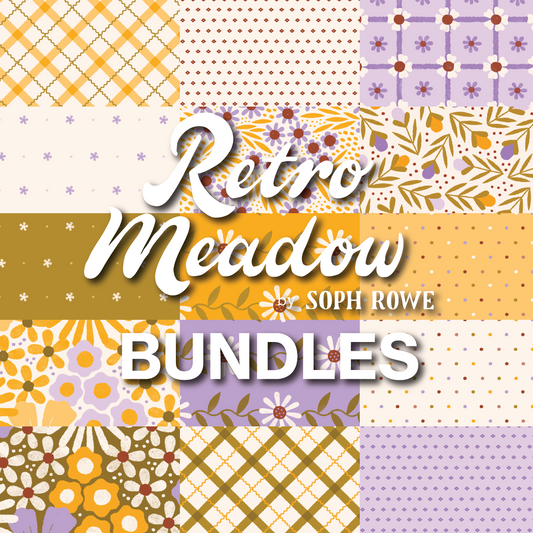 Retro Meadow Bundles by Sophie Rowe for Cloud9 Fabrics