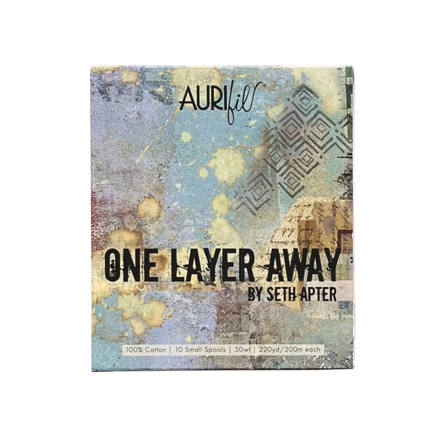 One Layer Away 50wt Thread Collection by Seth Apter for Aurifil