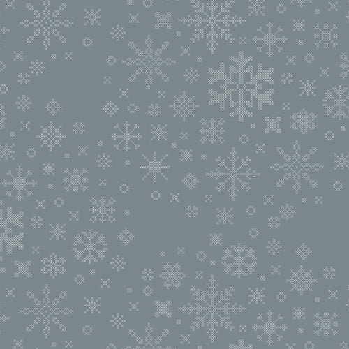 Snow Day - Ice Crystals (Half Yard Cut) by Mx Domestic with Art Gallery Fabrics