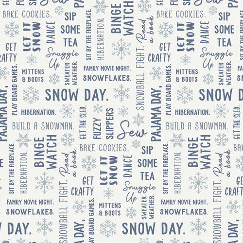 Snow Day - Snowbound (Half Yard Cut) by Mx Domestic with Art Gallery Fabrics