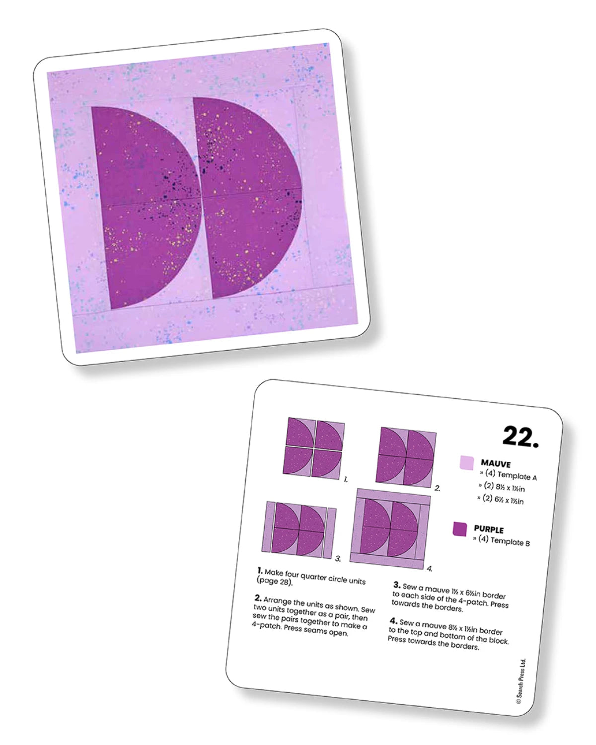 Quilt Block Card Deck by Holly Clark