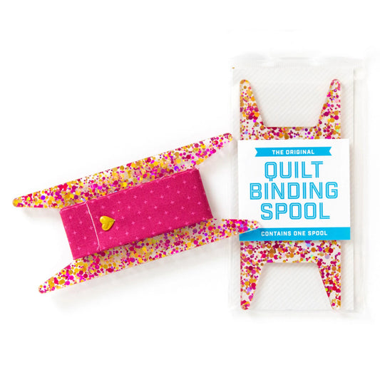 Glitter Binding Spool Pink Gold by Stitch Supply