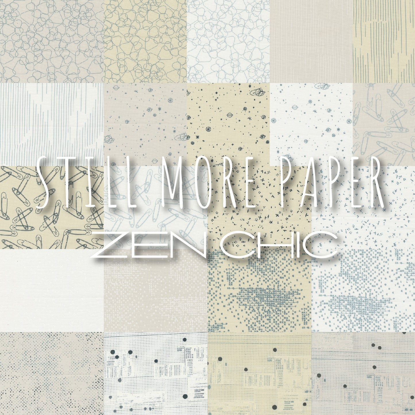 Still More Paper Layer Cake by Zen Chic with Moda Fabrics