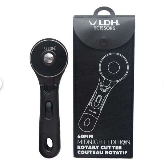 60mm Midnight Edition Rotary Cutter - Straight Handle