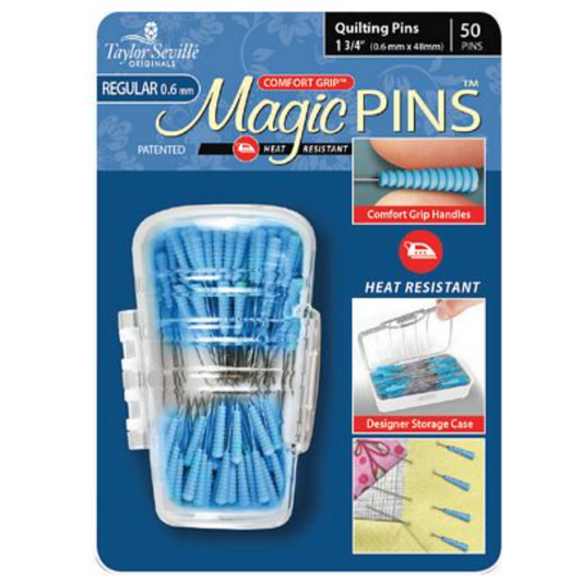 Magic Pins Regular Quilting 1.75 in 50 pins