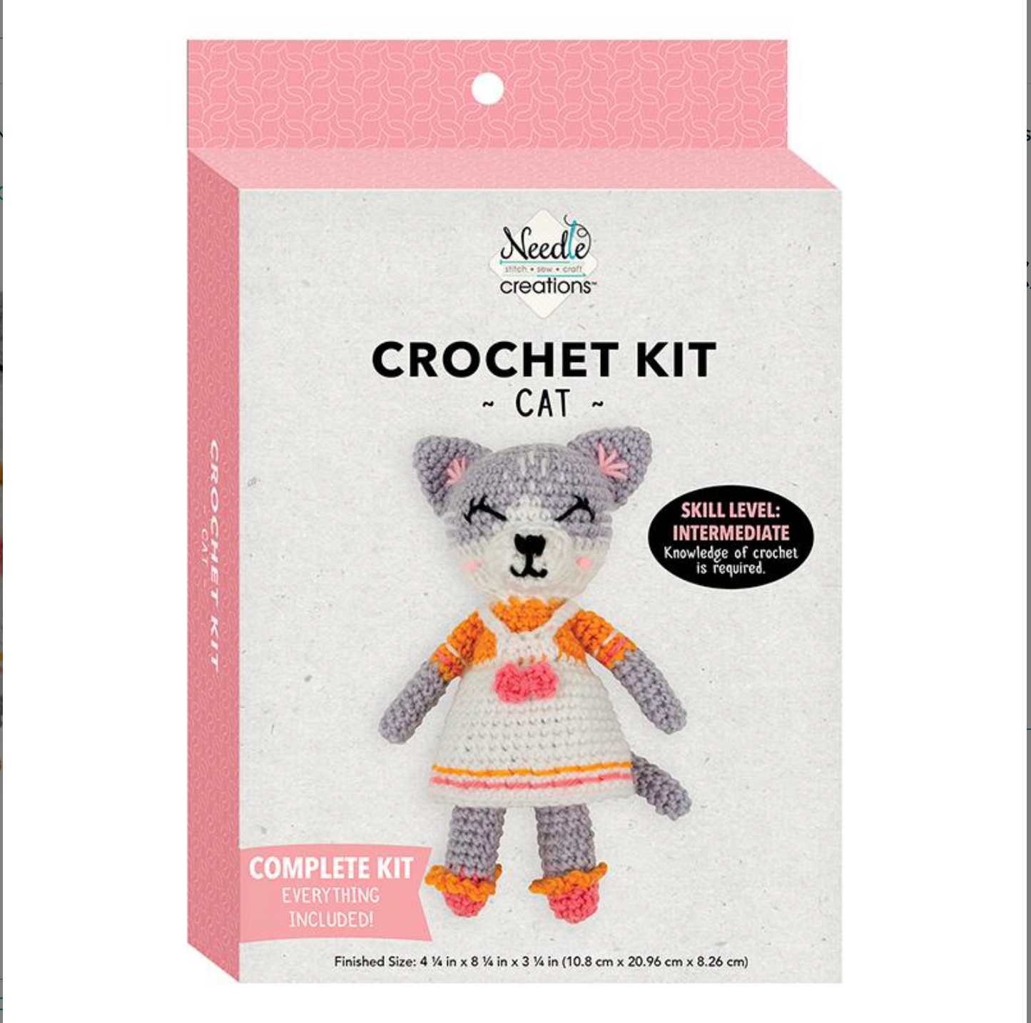 Needle Creations Kit Cat Crochet Kit