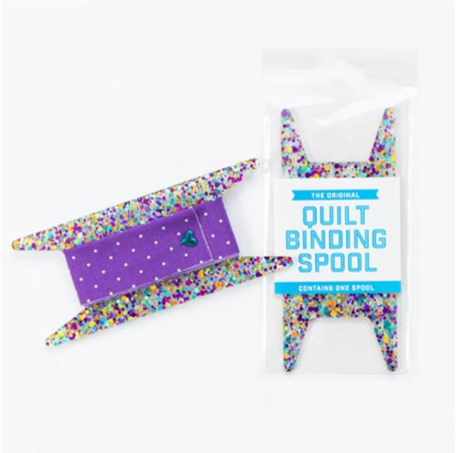 Glitter Binding Spool Purple & Teal by Stitch Supply