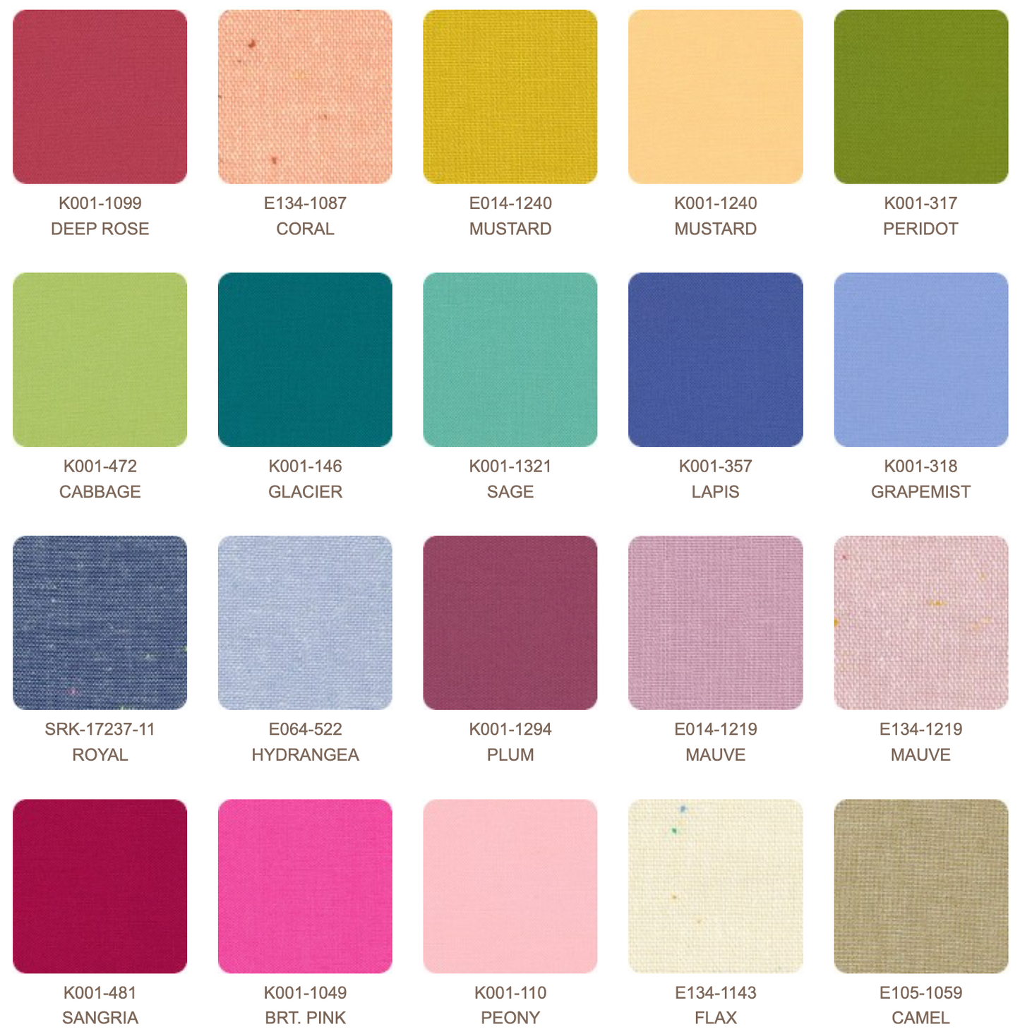 Palette Picks - Cherry Picked Palette (Fat Quarter Bundle) - Curated by Sew Mariana with Robert Kaufman Fabrics