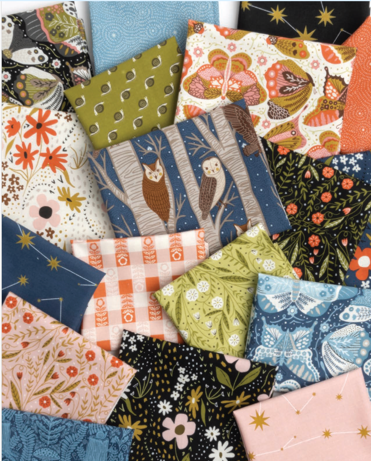 String Me Along Quilt Kit – Featuring Night Owl by Gingiber with Moda Fabrics