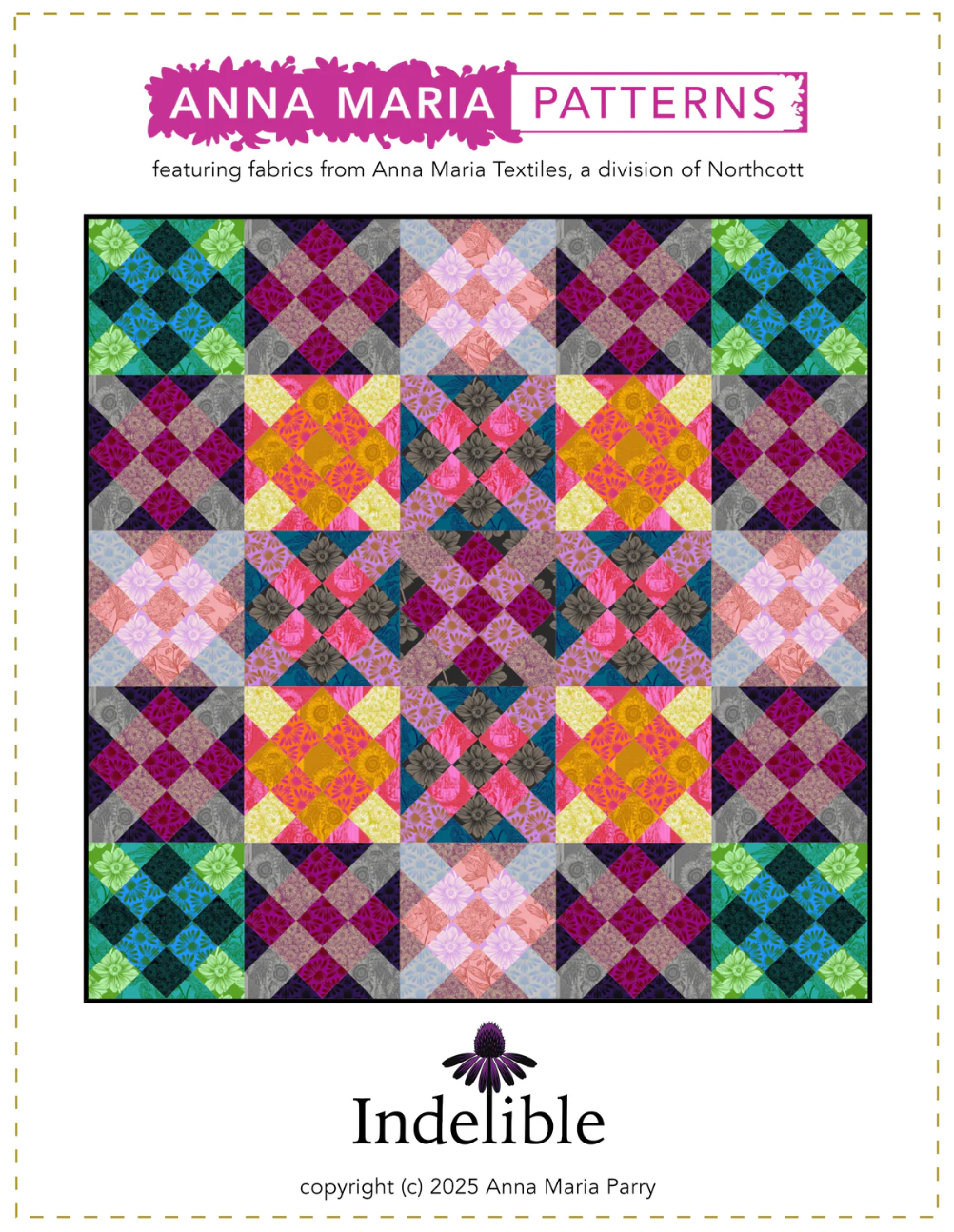 Indelible Quilt Pattern - by Anna Maria