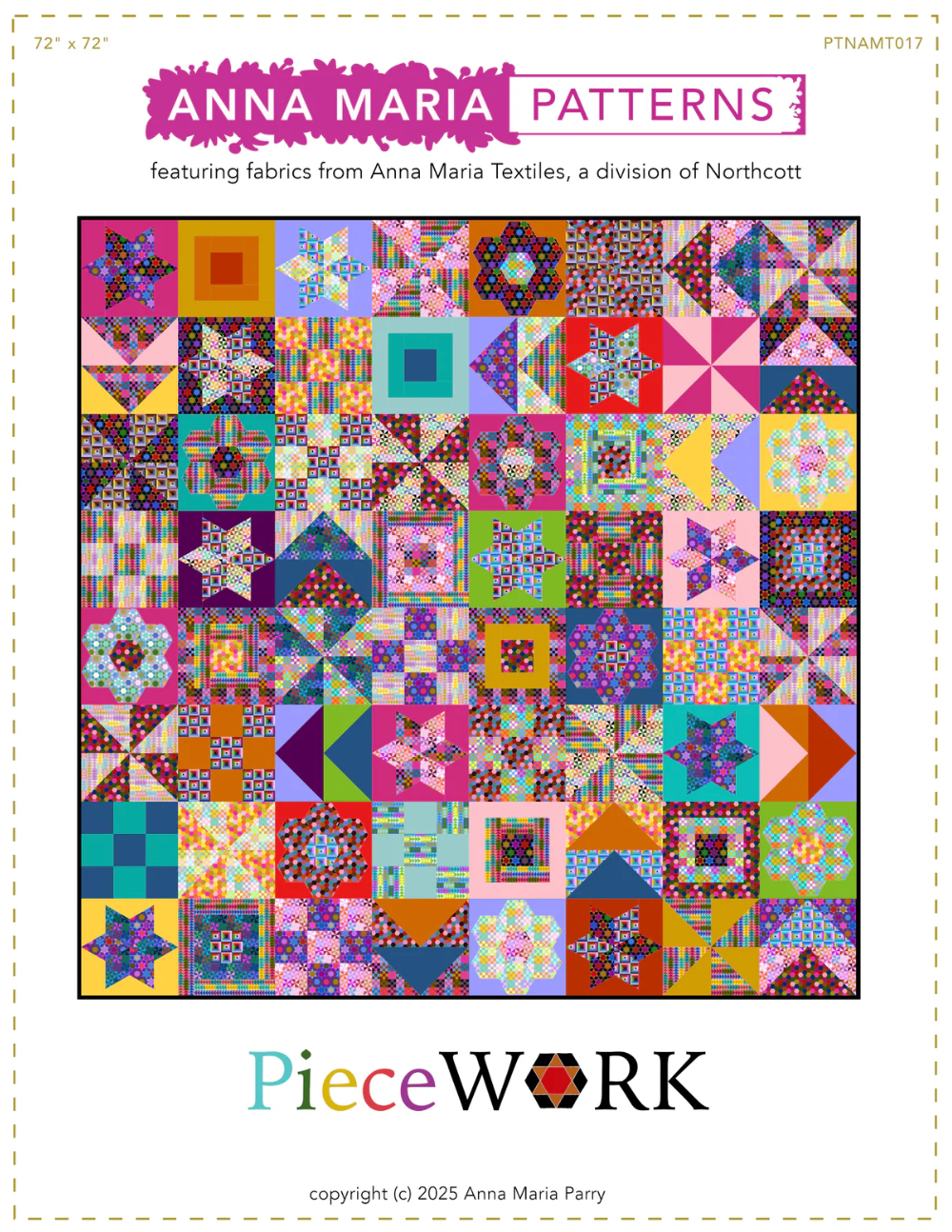 Piecework Quilt Pattern - by Anna Maria