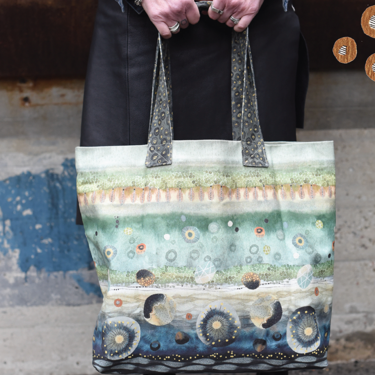 Flora & Form – Canvas Carryall Panel – by Essoldo Design for Windham Fabrics