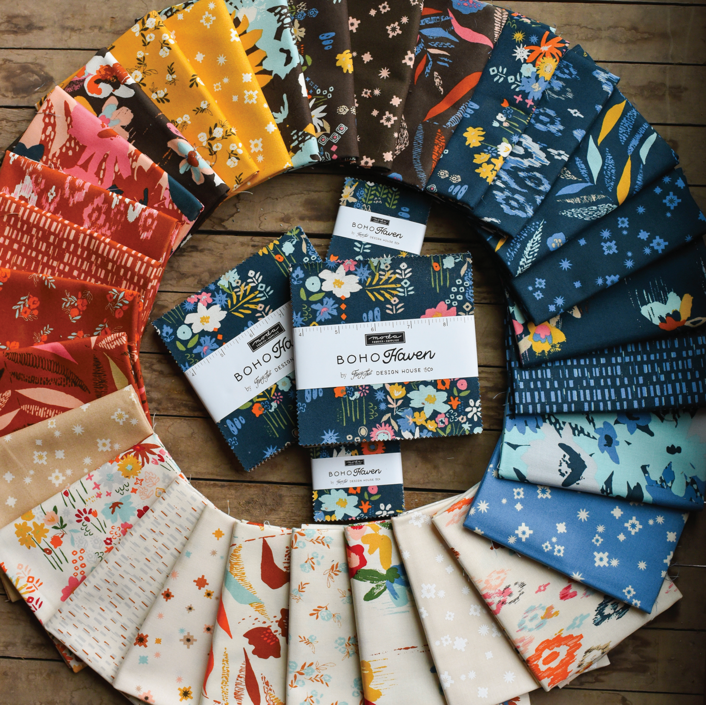 Boho Haven Bundle Precuts - by Fancy That Design House with Moda Fabrics