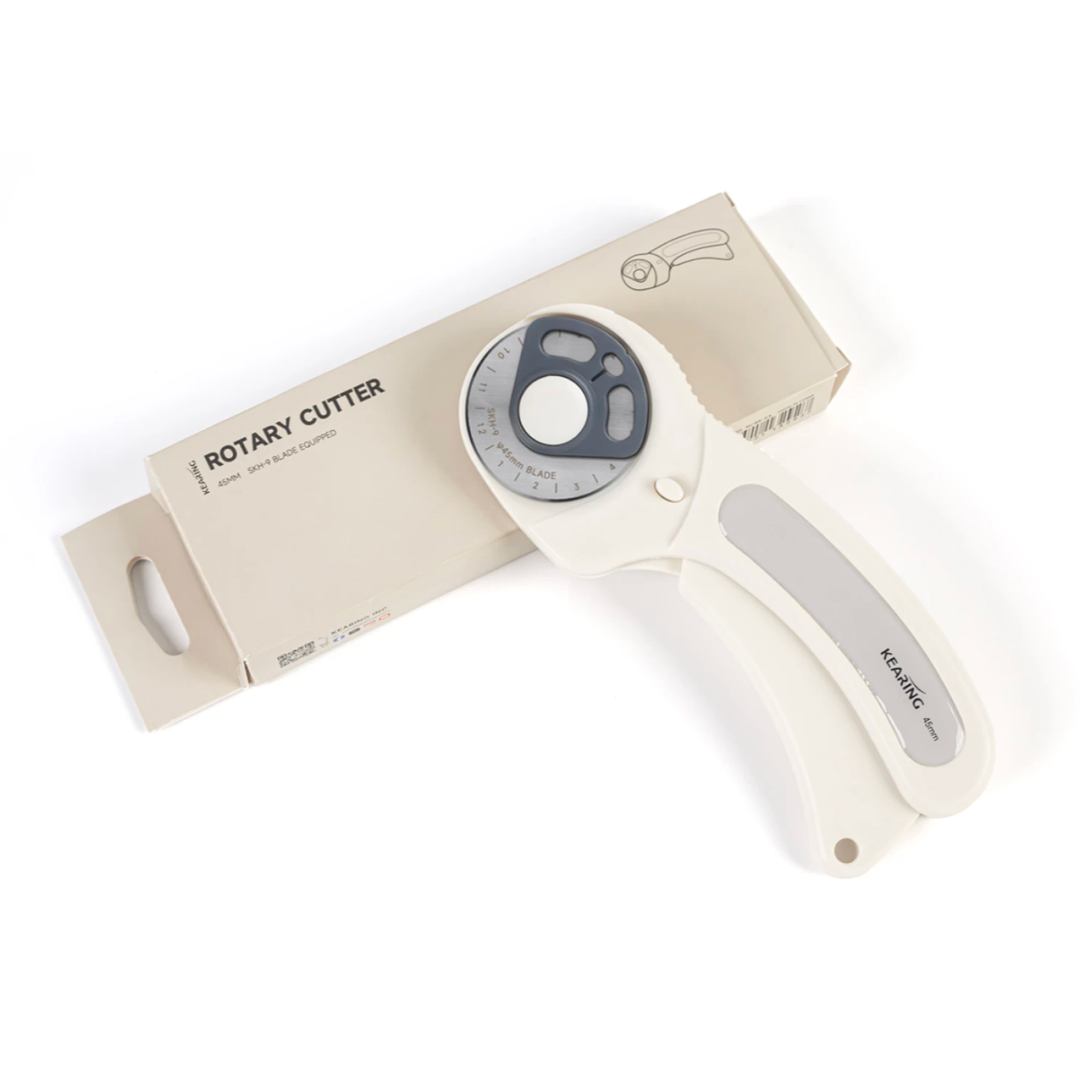 Kearing 45mm Rotary Cutter – Ergonomic Grip + Safety Lock