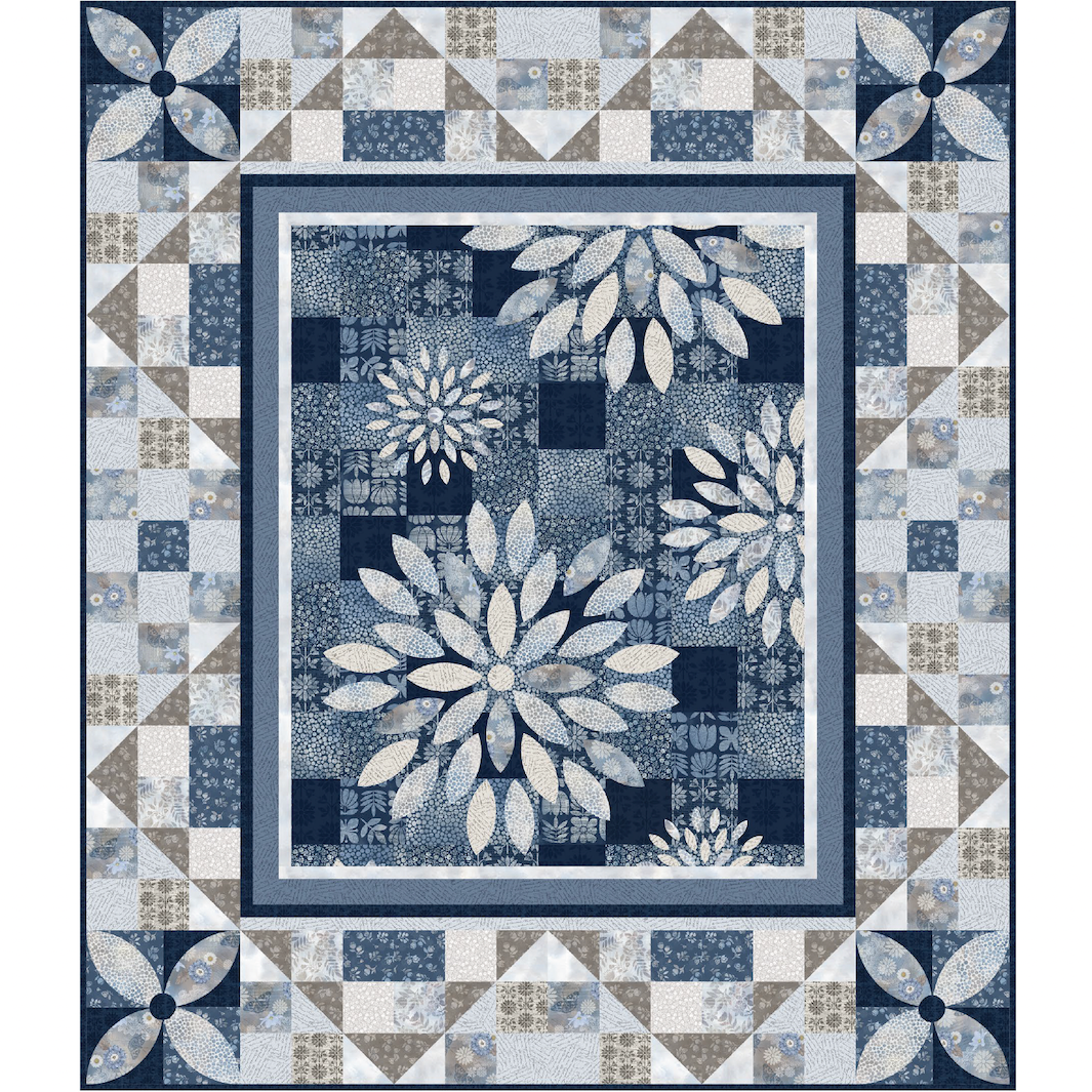 Tiled Pathway Quilt Kit featuring Kindly, Yours by Diane Kappa