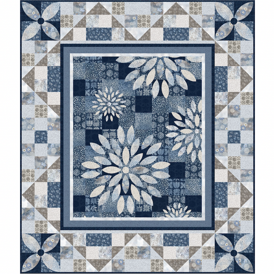 Tiled Pathway Quilt Kit featuring Kindly, Yours by Diane Kappa
