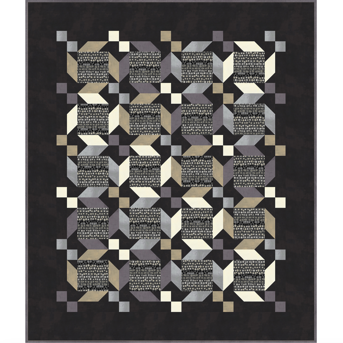 Night Moves Quilt Kit featuring The Flannel One by Marcia Derse