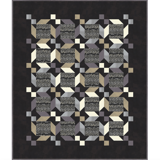 Night Moves Quilt Kit featuring The Flannel One by Marcia Derse