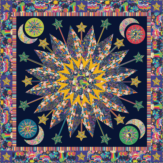 Shooting Star Quilt Kit – Cosmos by Sally Kelly