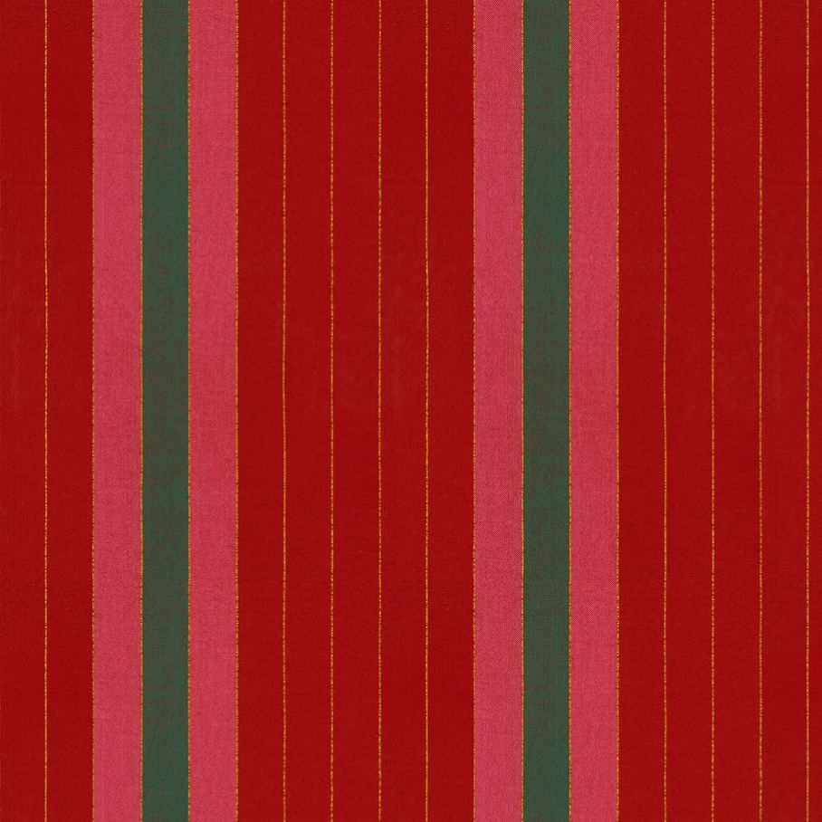 Silver Lining - Ribbons in Cherry - by Anna Maria Textiles