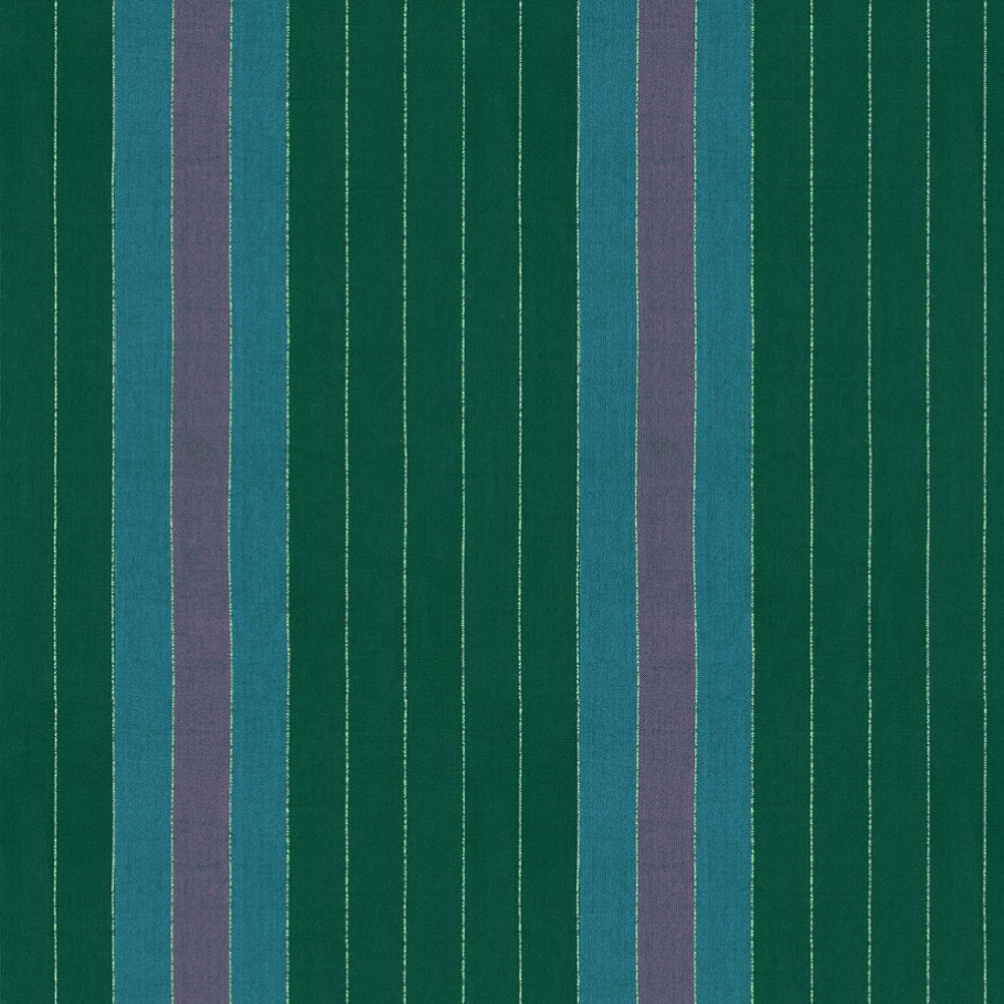 Silver Lining - Ribbons in Pine - by Anna Maria Textiles