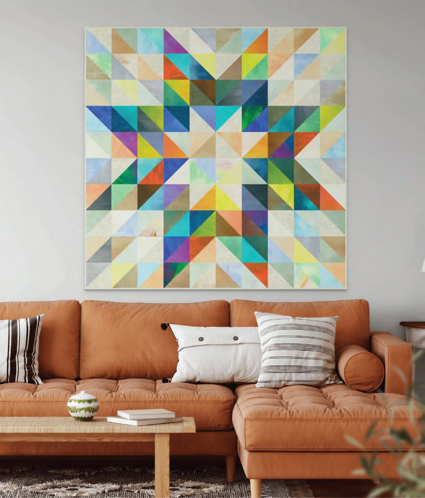 Grand Star Quilt Kit featuring Sky Ombre by Jennifer Sampou