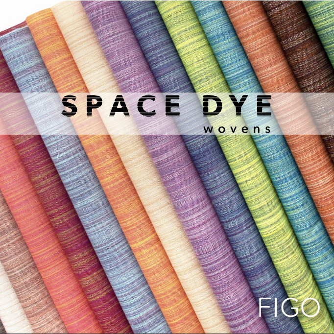 Space Dye Woven Fabric MicroChips (42 2.5" Squares) by Figo Fabrics (Copy)