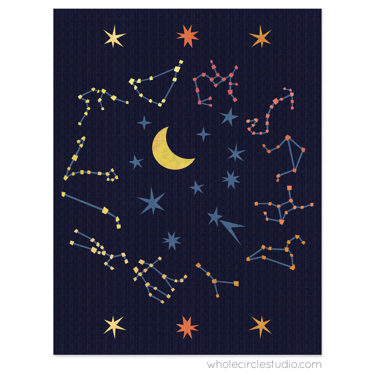 Starry Signs Quilt Kit by Whole Circle Studio