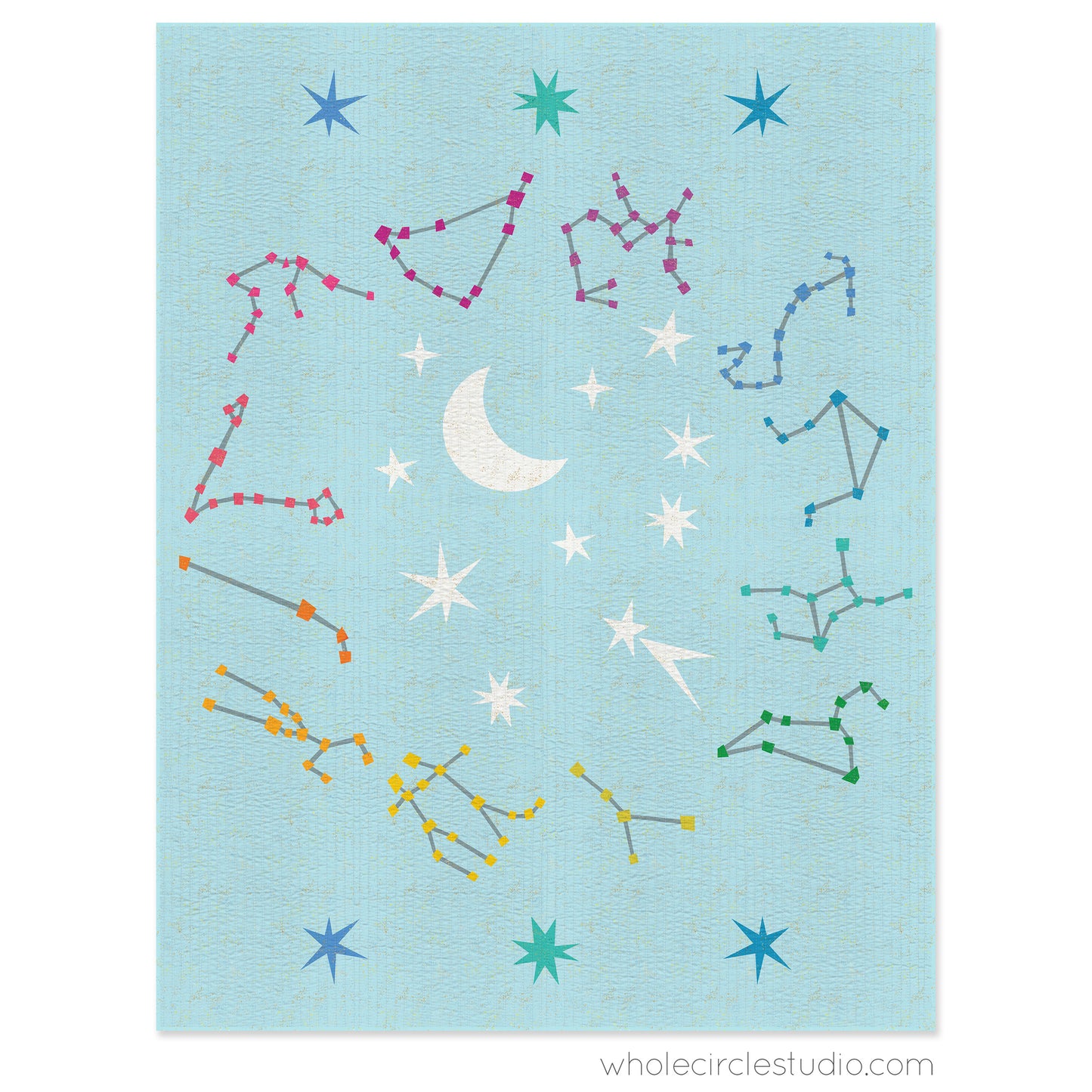 Starry Signs Quilt Kit by Whole Circle Studio