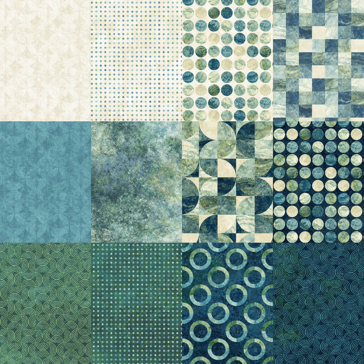 Synchronicity - Bundles - by Linda Ludovico with Northcott Fabrics