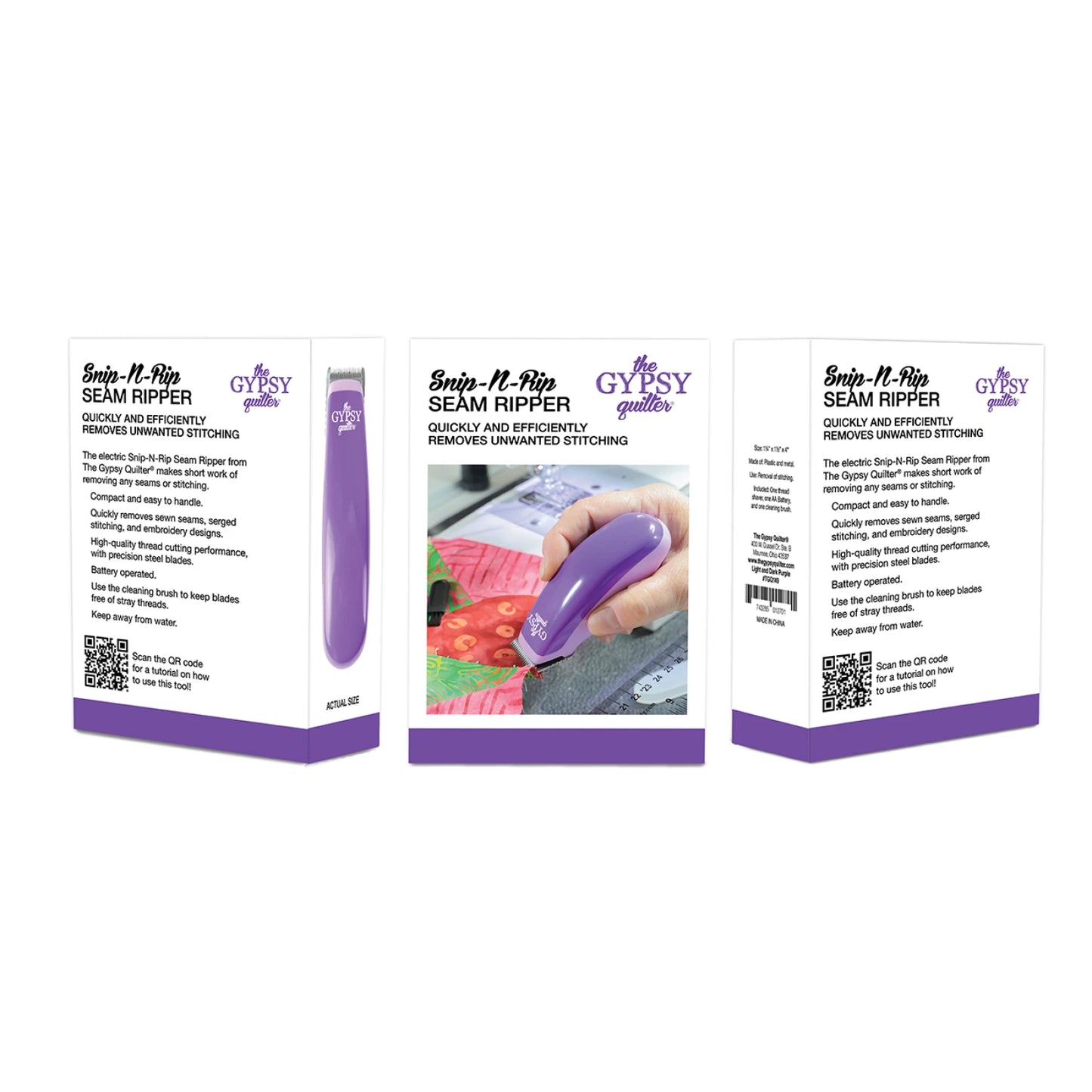 Snip-N-Rip Electric Seam Ripper – by The Gypsy Quilter