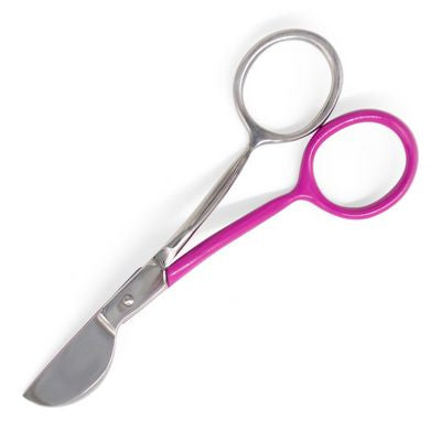Tula Pink Cosmic Raspberry 4 Inch Mini Duckbill Micro-Serrated Scissors