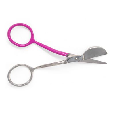 Tula Pink Cosmic Raspberry 4 Inch Mini Duckbill Micro-Serrated Scissors