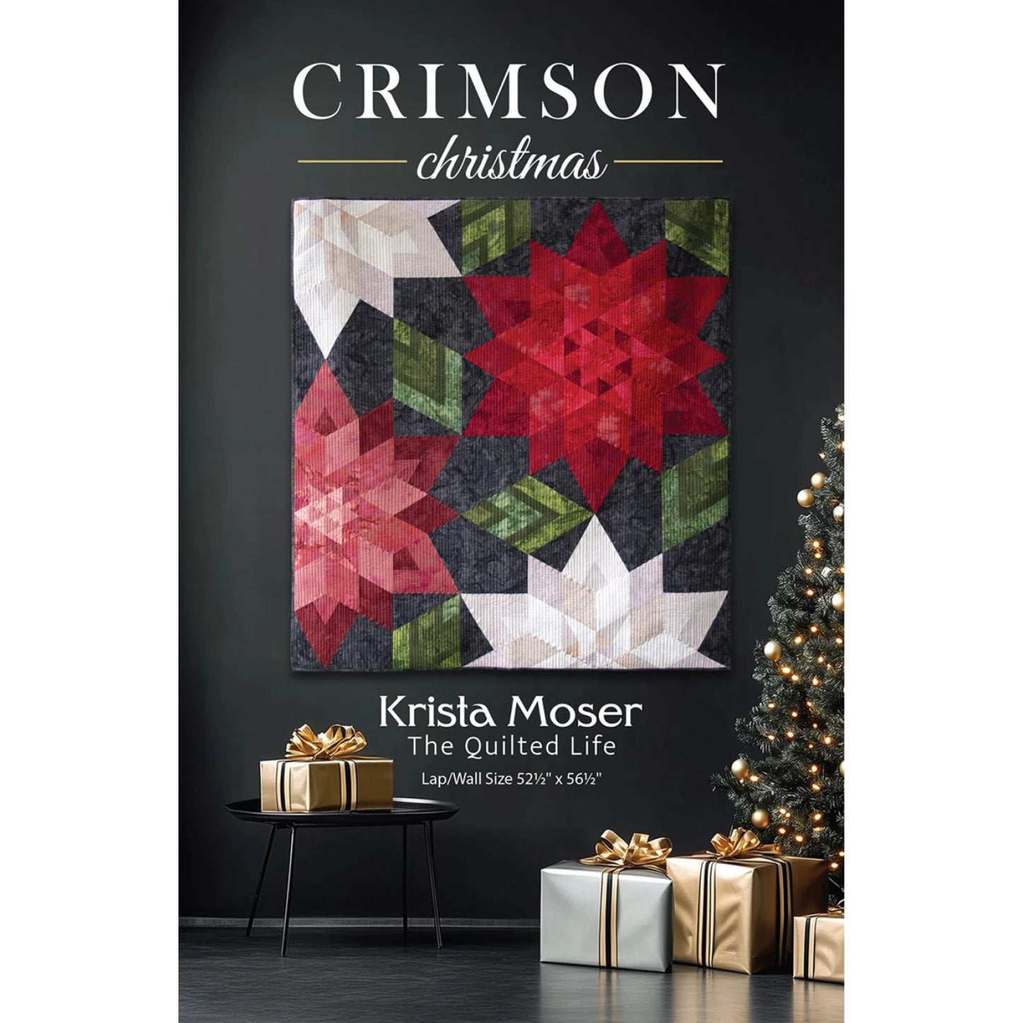 Crimson Christmas Quilt Pattern - by Krista Moser
