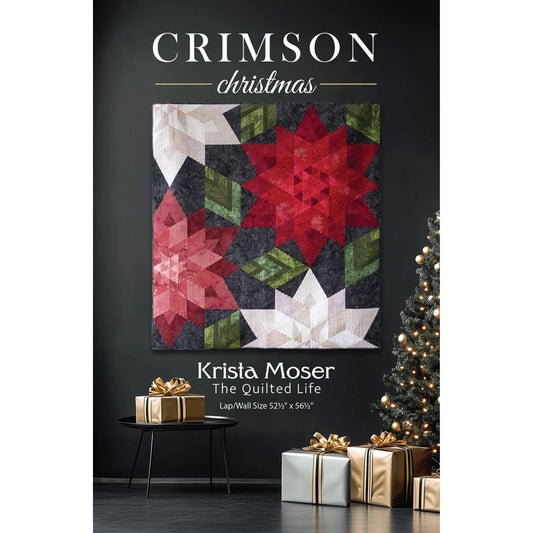 Crimson Christmas Quilt Pattern - by Krista Moser