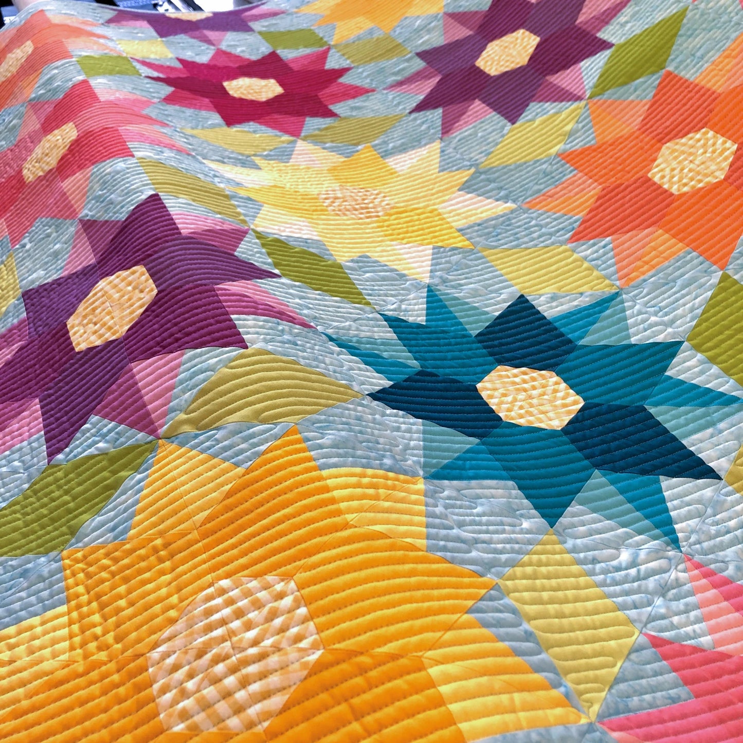 Dancing Dahlia Quilt Pattern - by Krista Moser