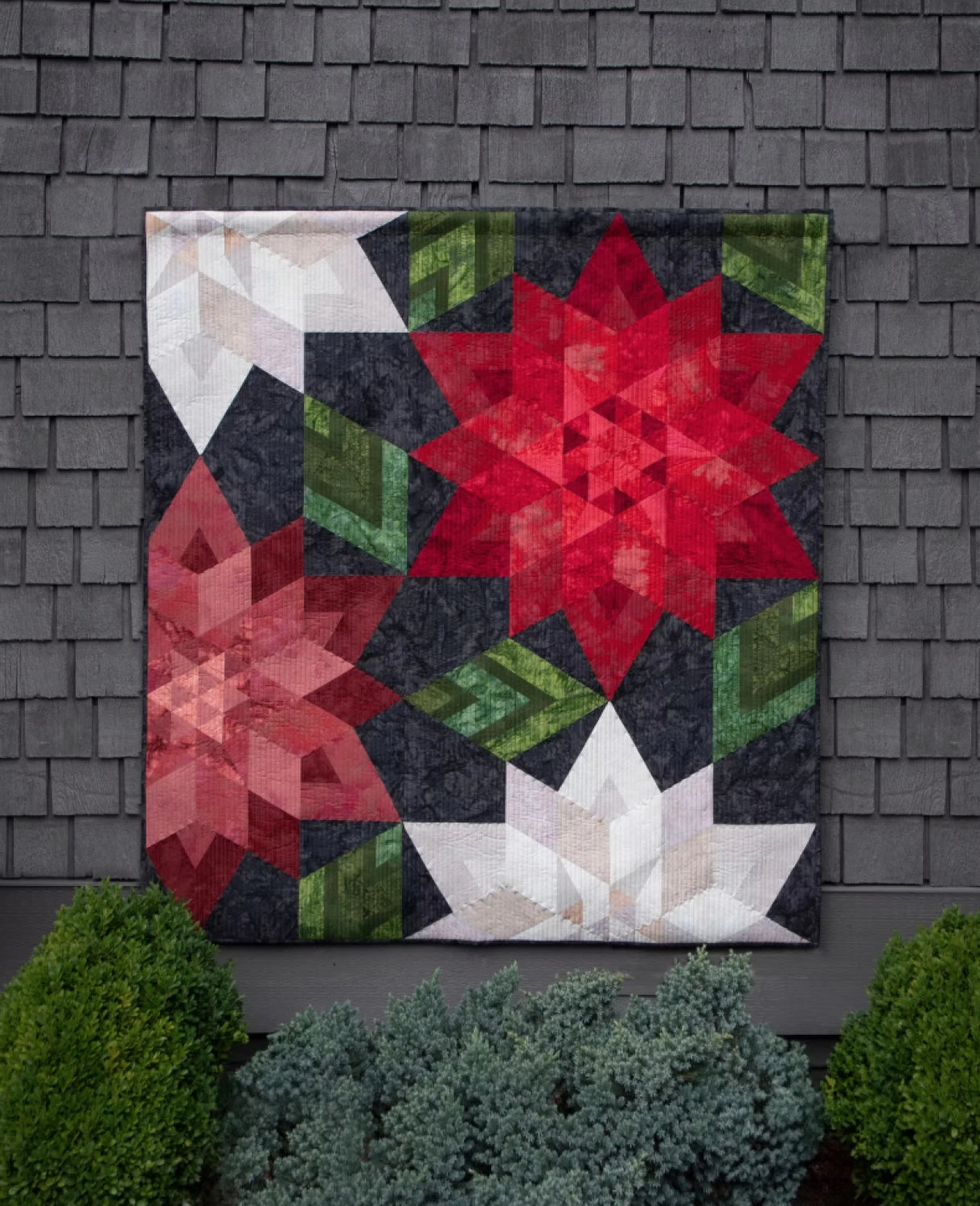 Crimson Christmas Quilt Pattern - by Krista Moser