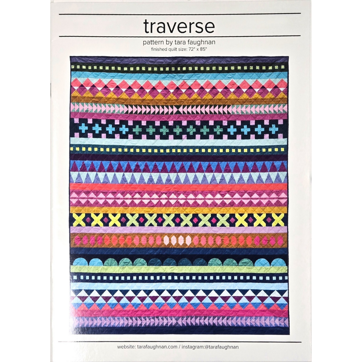 Traverse Quilt Pattern by Tara Faughnan