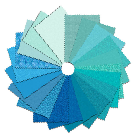 I’ve Got Hue, Babe - Turquoise Waves Precut Bundle