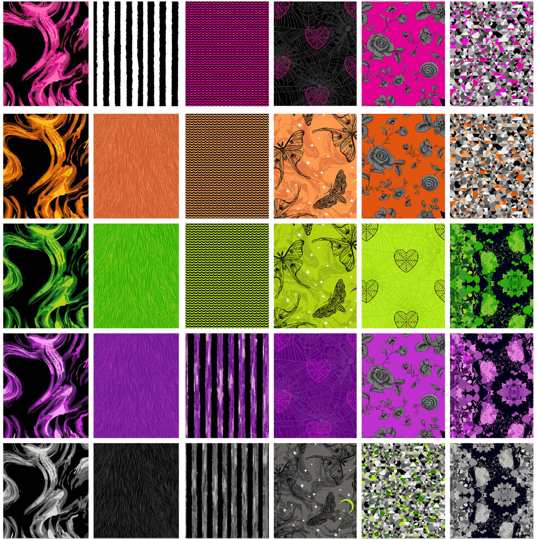 Phantasm Fat Quarter Bundle - by Libs Elliot with Andover Fabrics