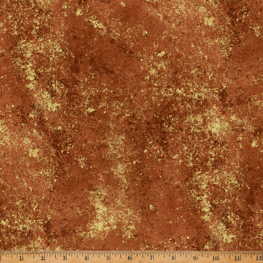 Brilliance - Rust/Gold - by Hoffman Fabrics